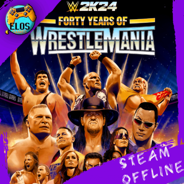 WWE 2k24 40 Years Of Wrestlemania PC Steam Offline