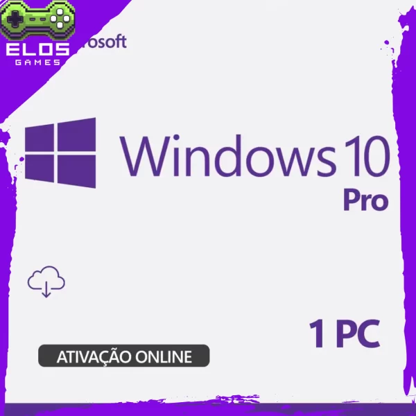 Windows 10 Pro – Licença de 25 Dígitos Original e Vitalícia